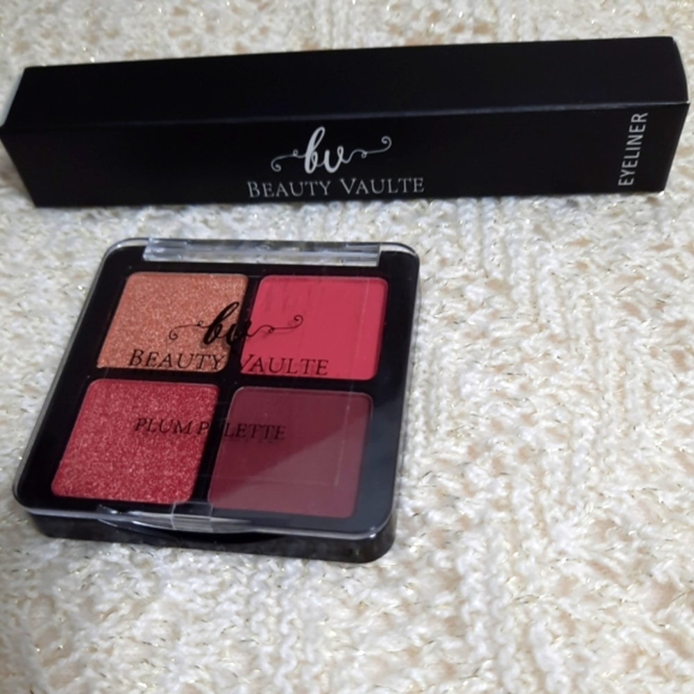 NEW!!! Beauty Vaulte Bundle / Beauty Vaulte Quad, Plum EyeShadow & EyeLiner